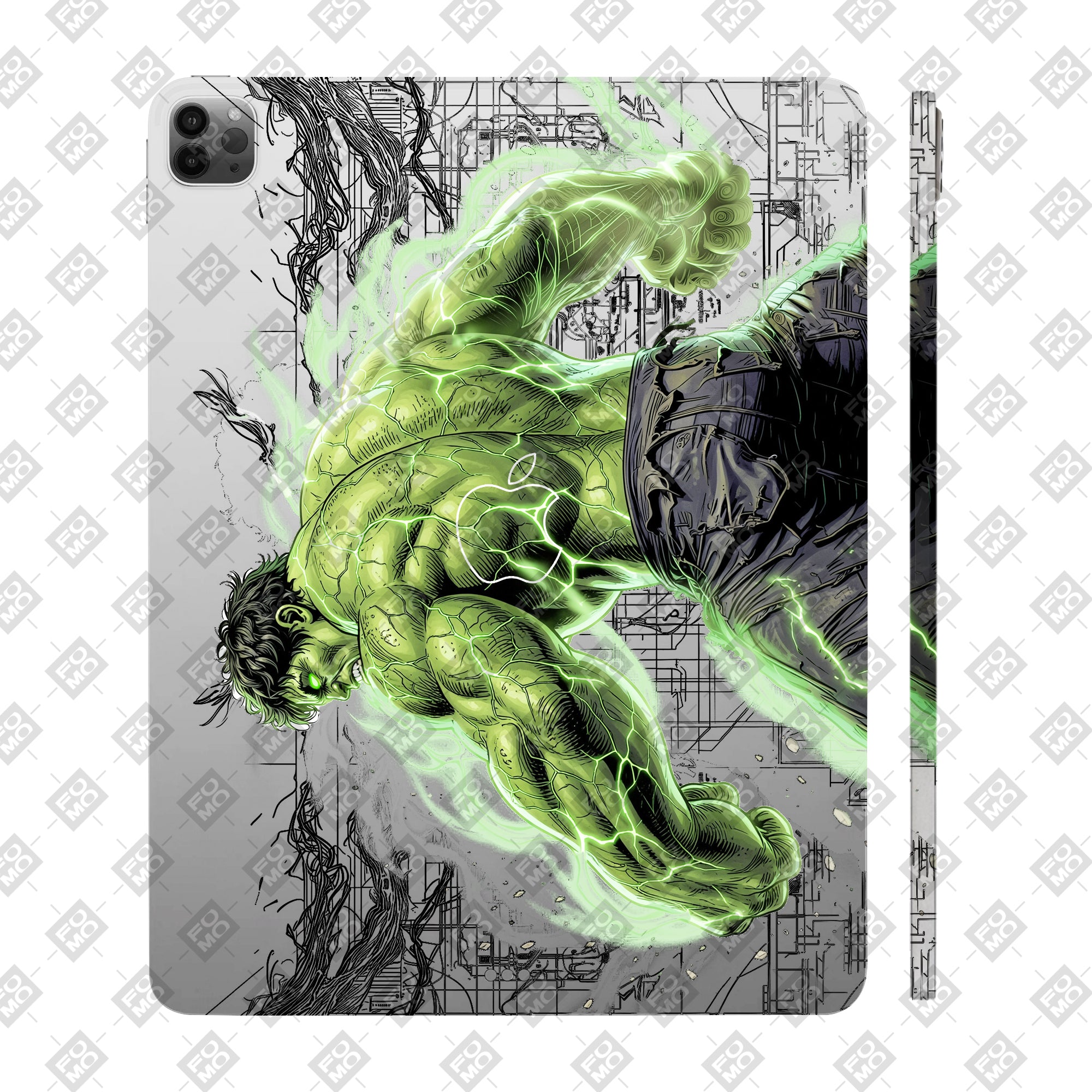 Apple iPad Pro 11 2020 Transparent Hulk Smash Tablet Skin