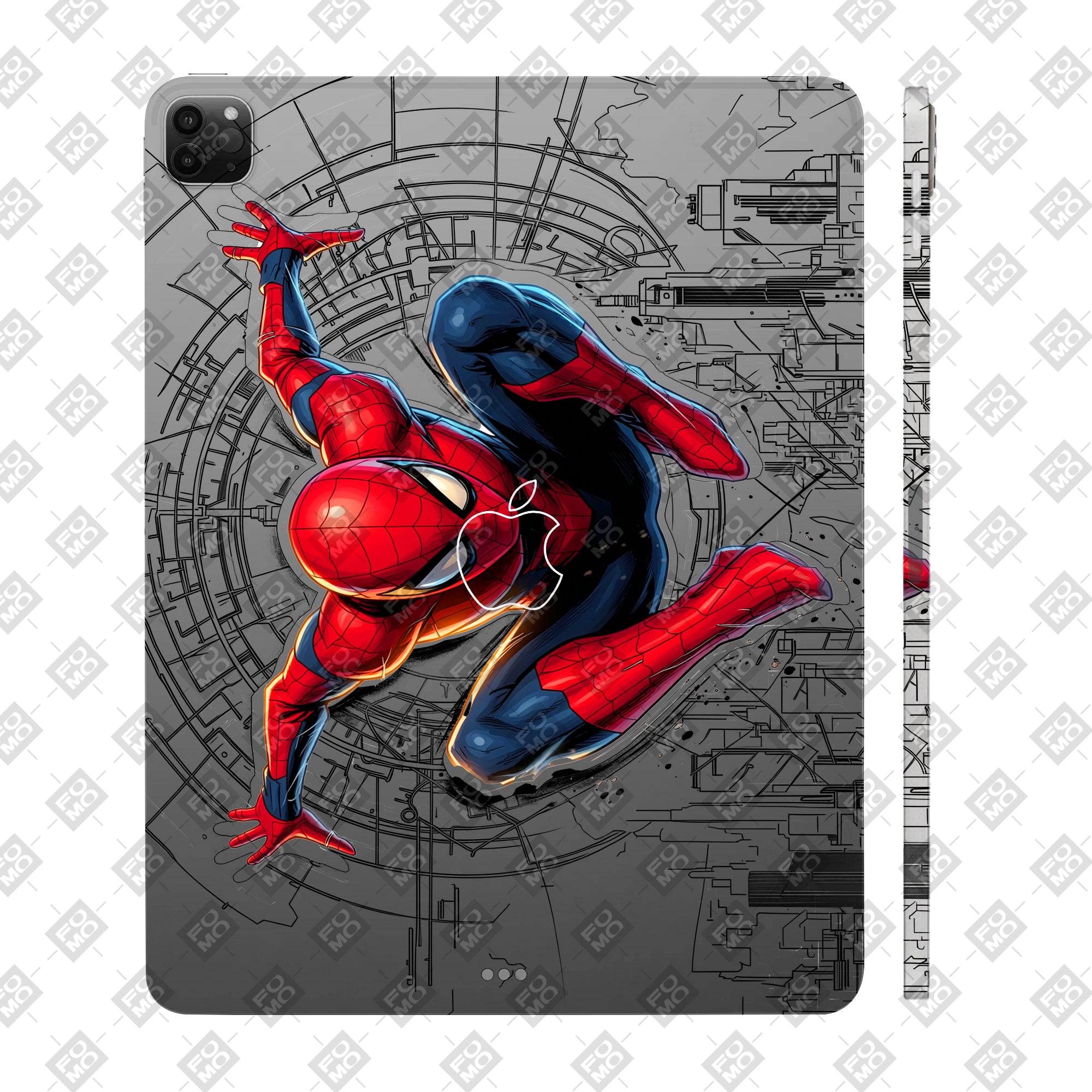 Apple iPad Pro 12.9 M1 2021 Transparent Web of Destiny Tablet Skin
