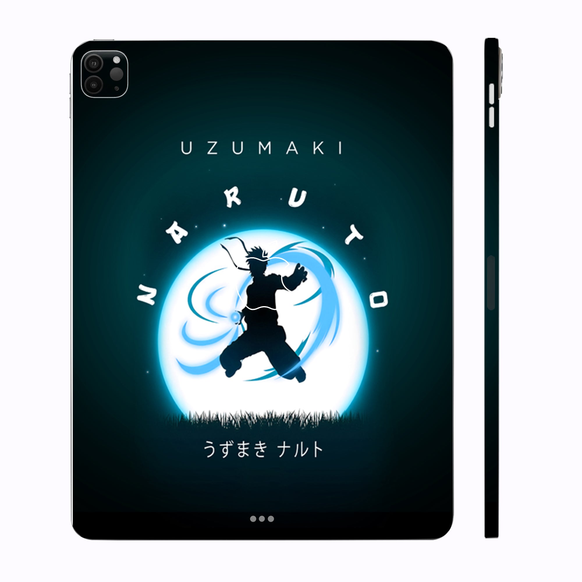 Apple iPad Pro 12.9 M1 2021 Uzumaki Naruto Rasen Shuriken Anime Tablet Skins