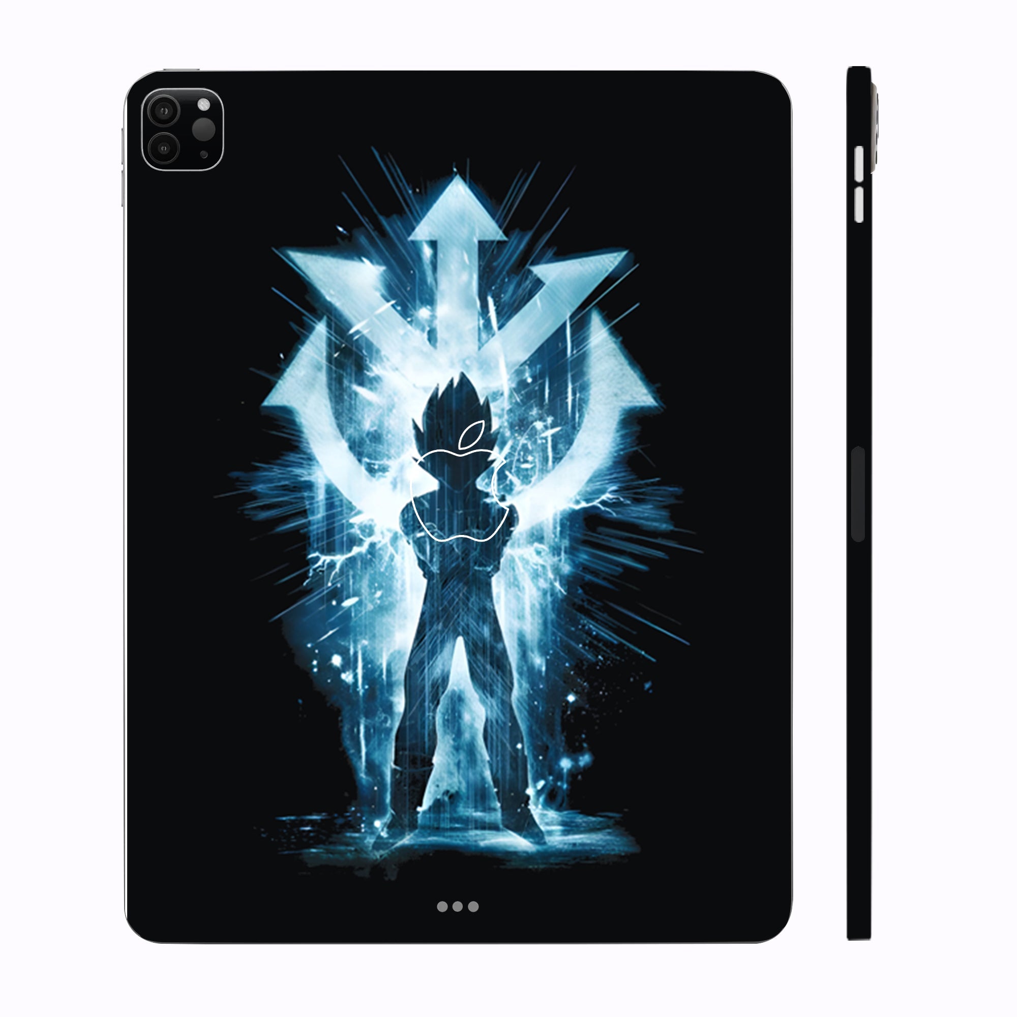 Apple iPad Pro 12.9 M2 2022 Vegeta in Electric Blue Anime Tablet Skins