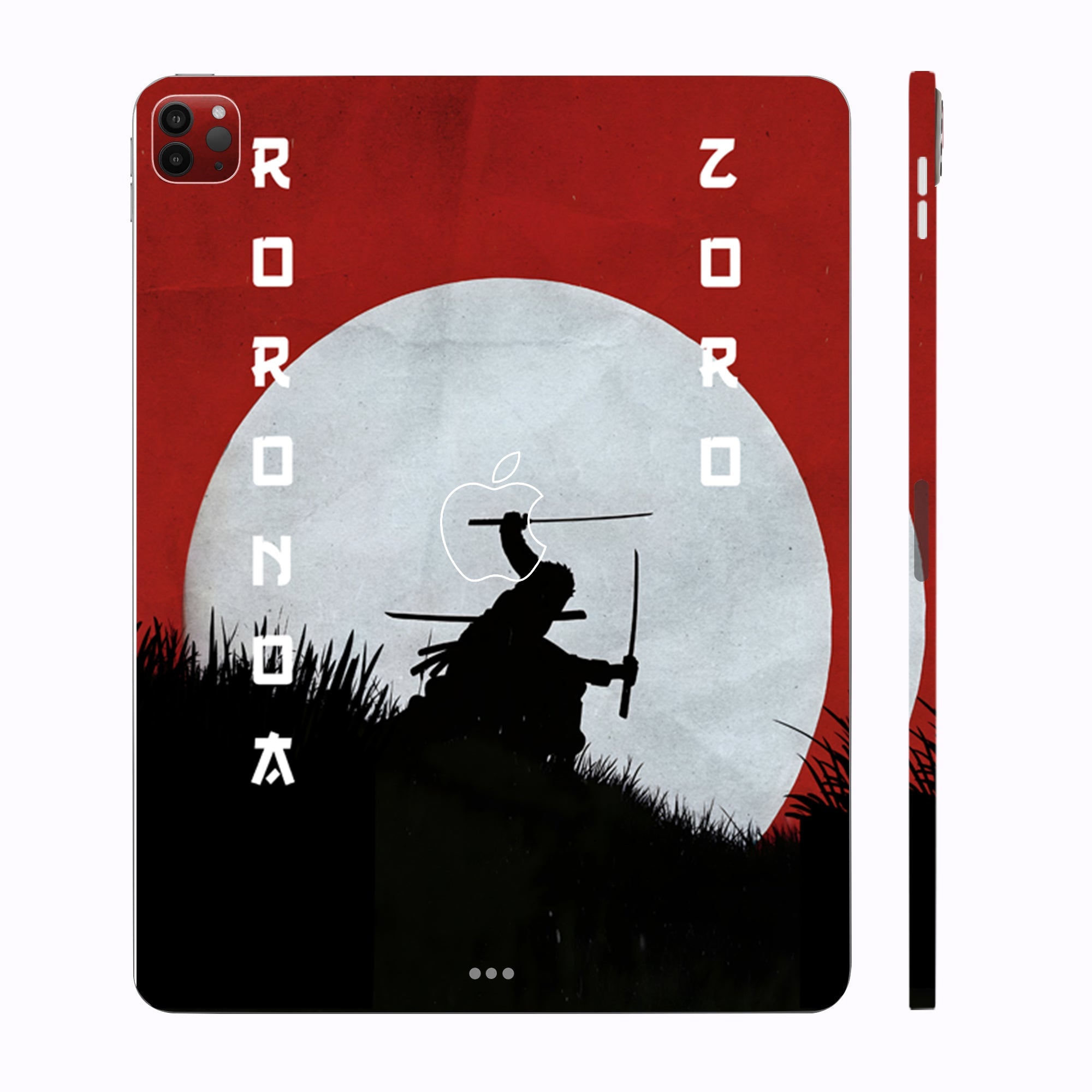 Apple iPad Pro 12.9 M2 2022 Roronoa Zoro Santoryu Anime Tablet Skins