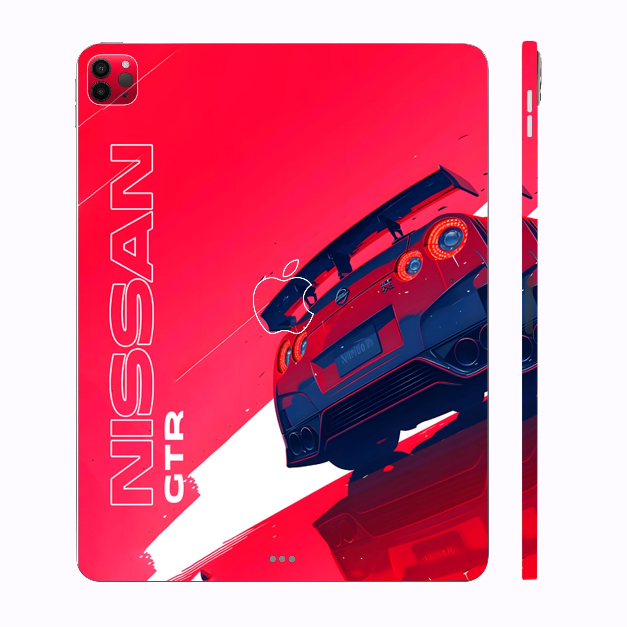 Apple iPad Pro 12.9 2020 Nissan GTR in Red Cars & Bikes Tablet Skins
