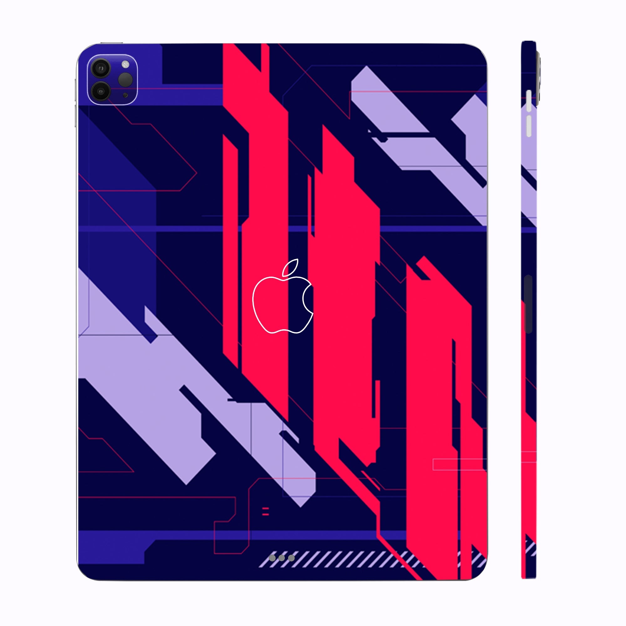 Apple iPad Pro 12.9 M1 2021 Retro Innovative Illustration Tablet Skins