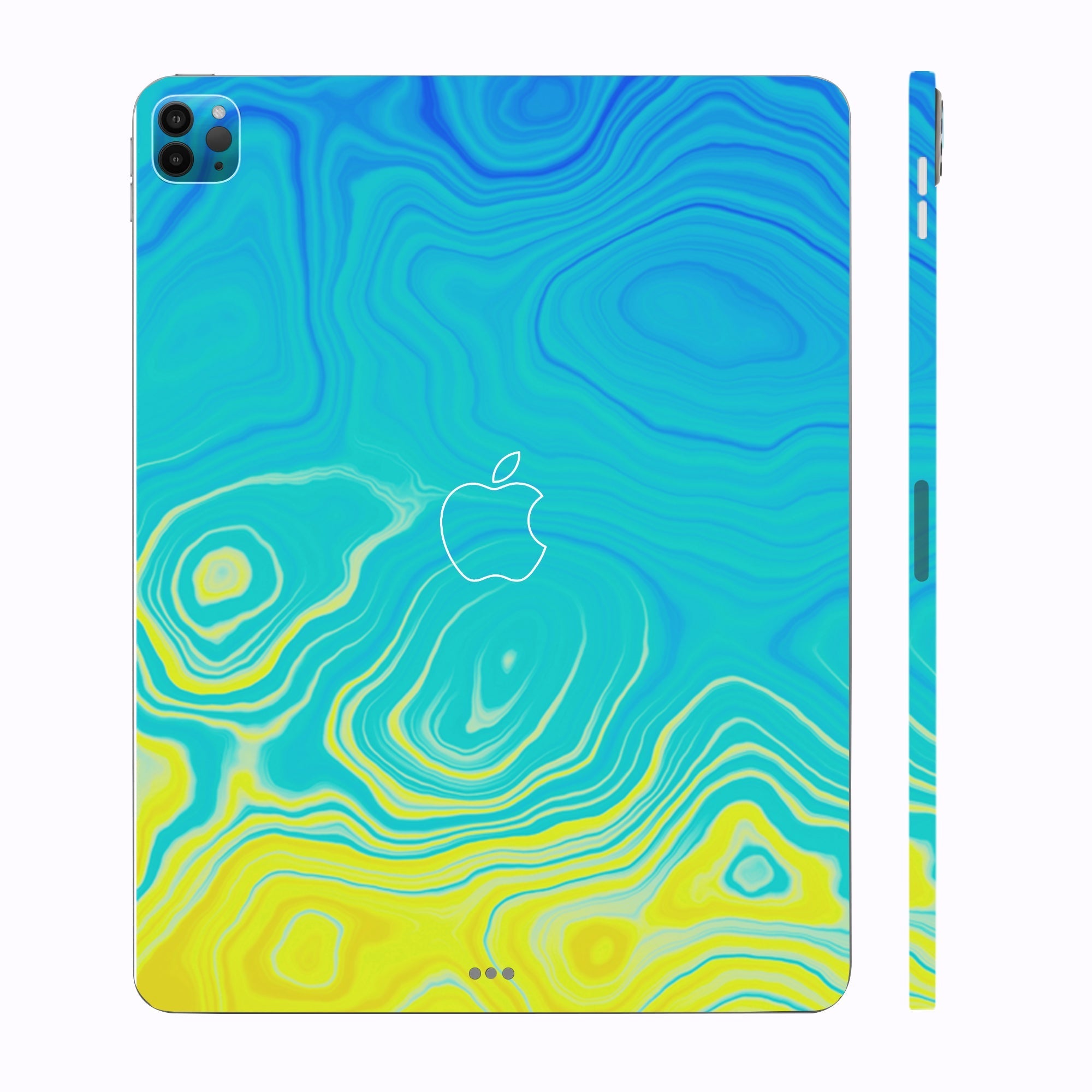 Apple iPad Pro 12.9 M1 2021 Ocean Gradient Waves Tablet Skins