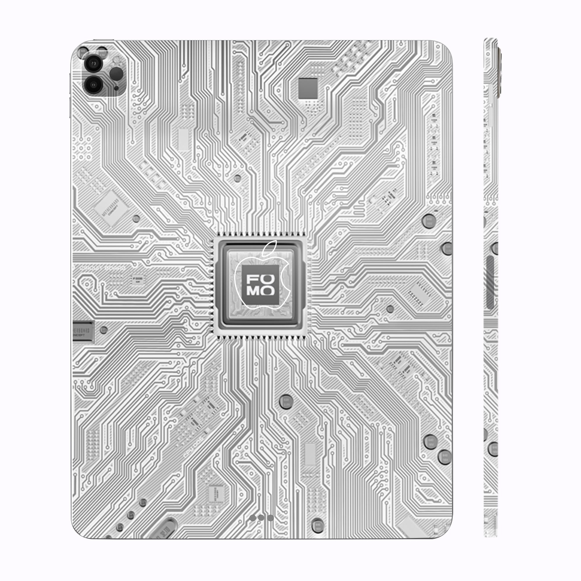 Apple iPad Pro 12.9 M1 2021 FOMO Circuit Ligth Mode Tablet Skins