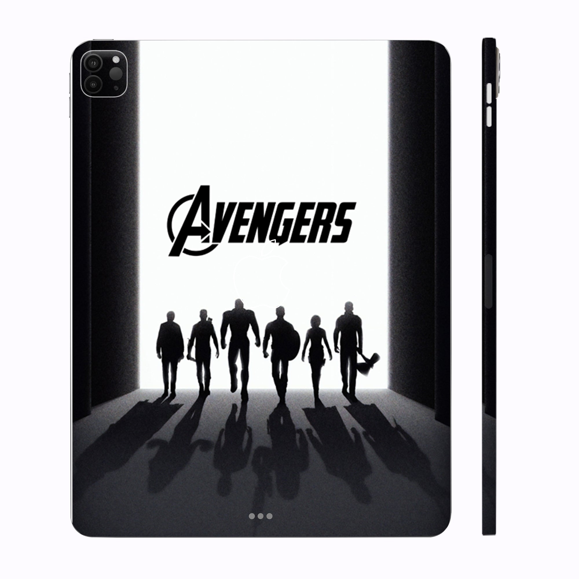 Apple iPad Pro 12.9 M1 2021 Avengers in Black Movies Tablet Skins