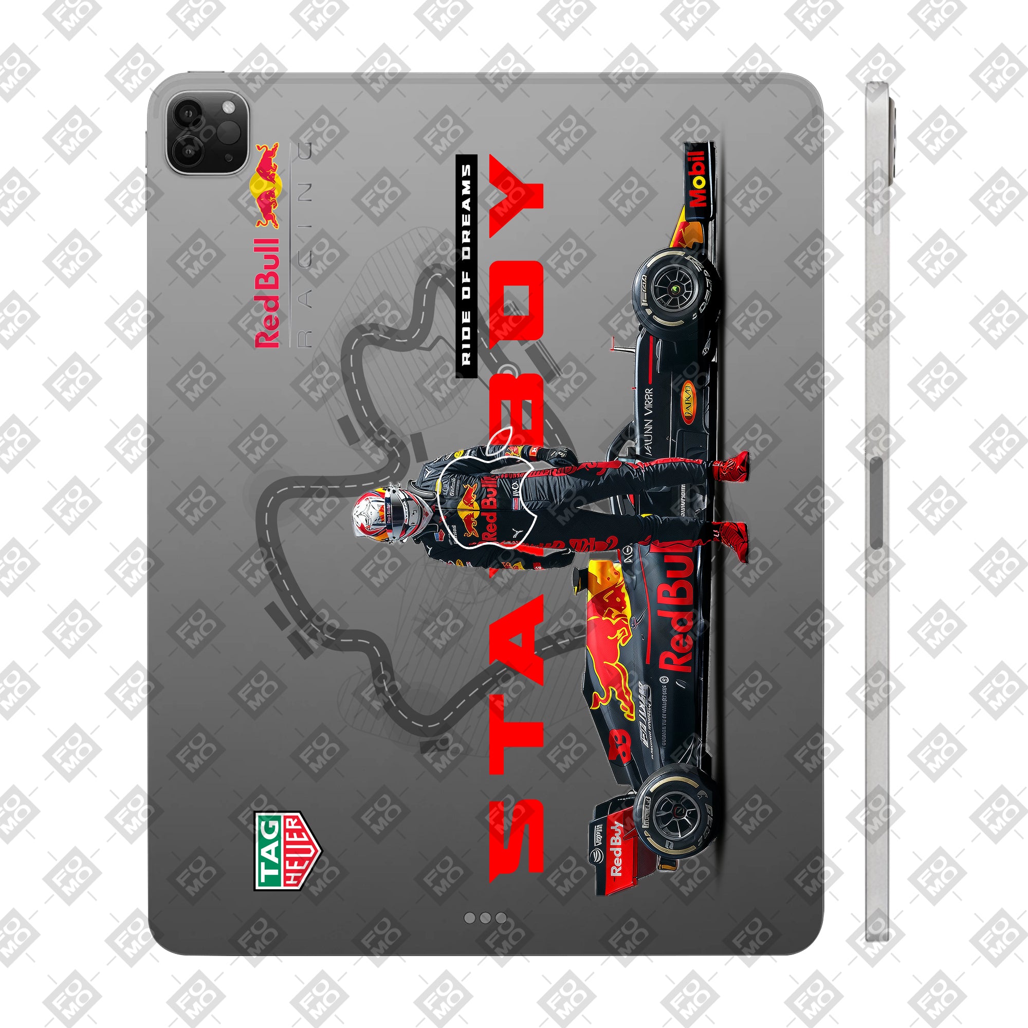 Apple iPad Pro 12.9 2020 Transparent Starboy Racer Tablet Skin