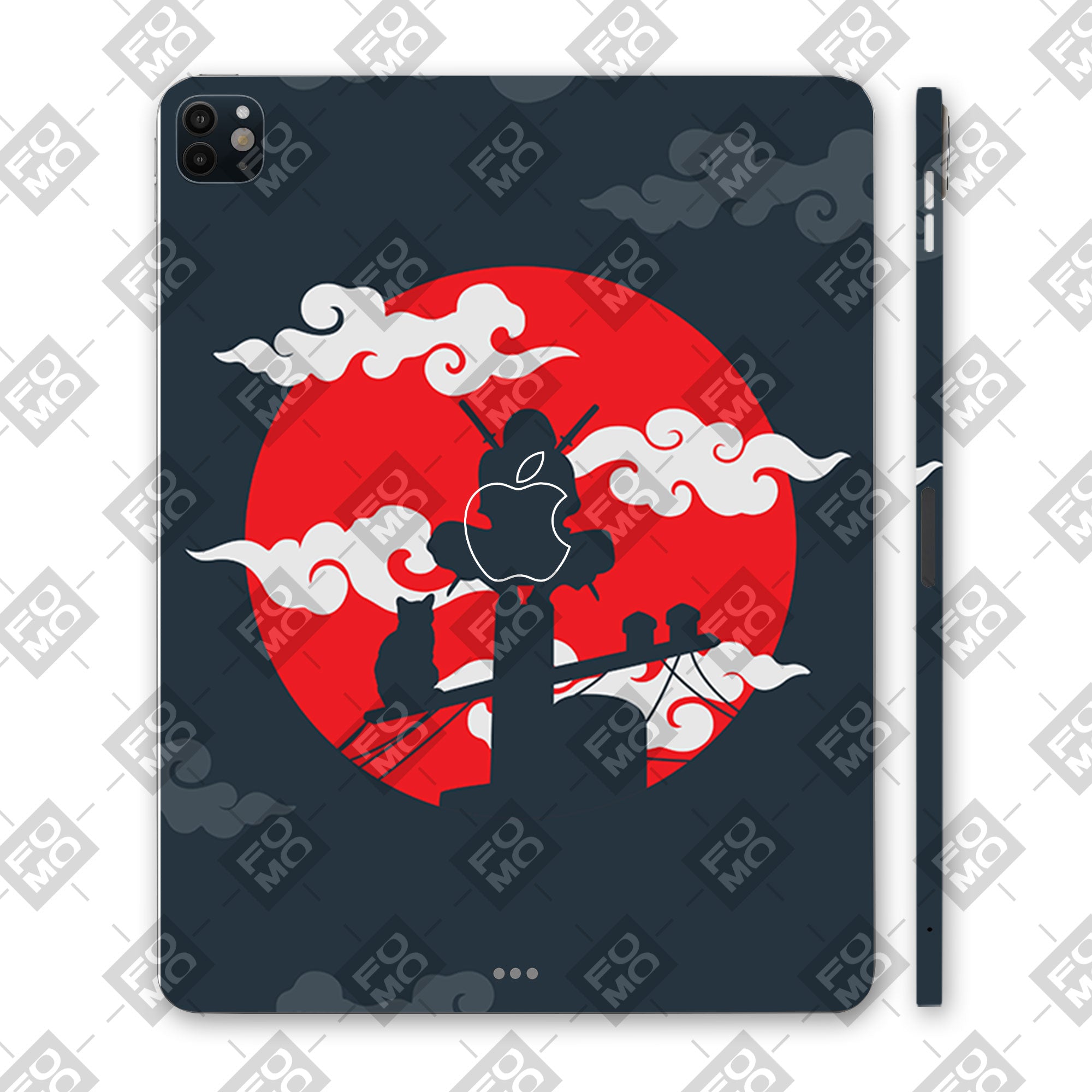 Apple iPad Pro 13 M4 2024 Itachi Uchiha Anime 3D Tablet Skin