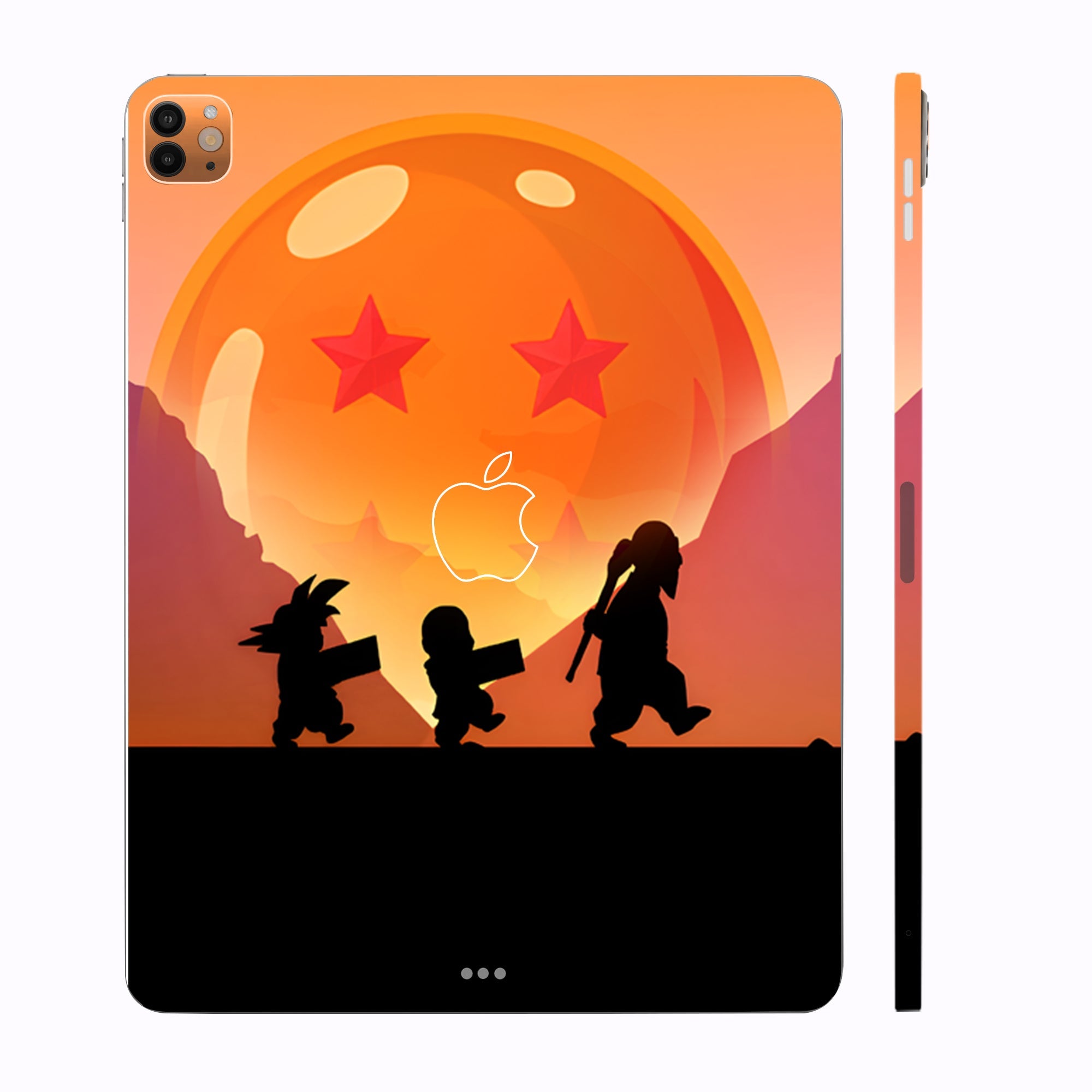Apple iPad Pro 13 M4 2024 Goku, Krillin & Roshi Anime Tablet Skins