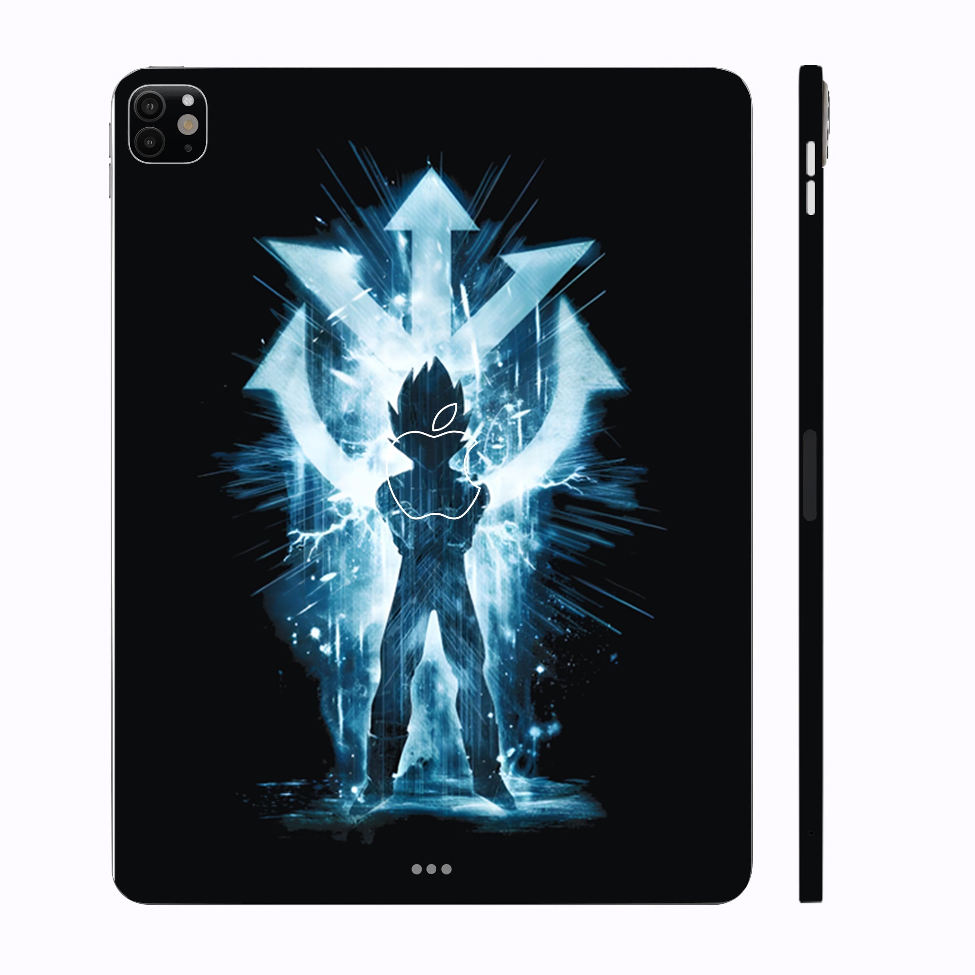 Apple iPad Pro 13 M4 2024 Vegeta in Electric Blue Anime Tablet Skins
