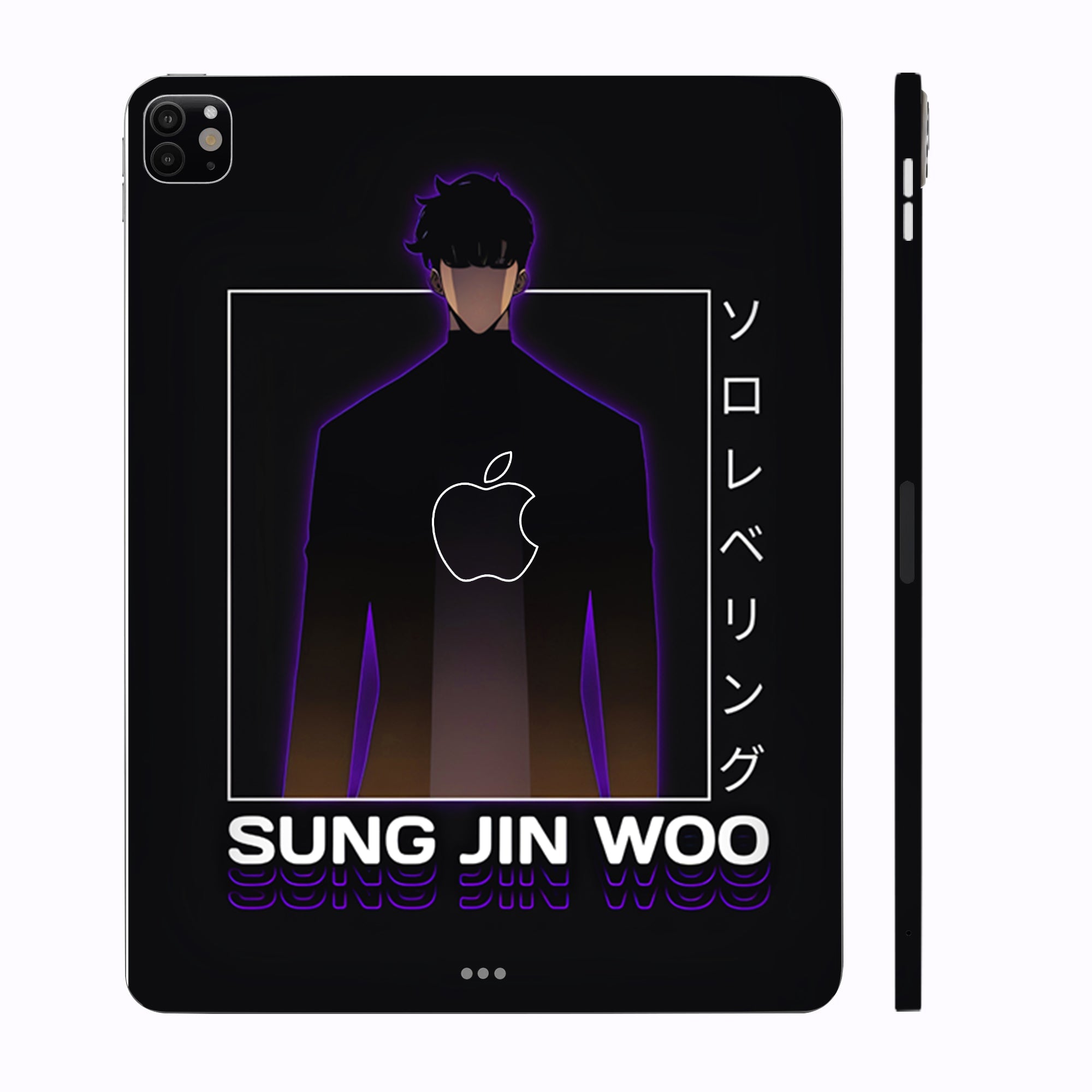 Apple iPad Pro 13 M4 2024 Sung Jin Woo Solo Leveling Anime Tablet Skins
