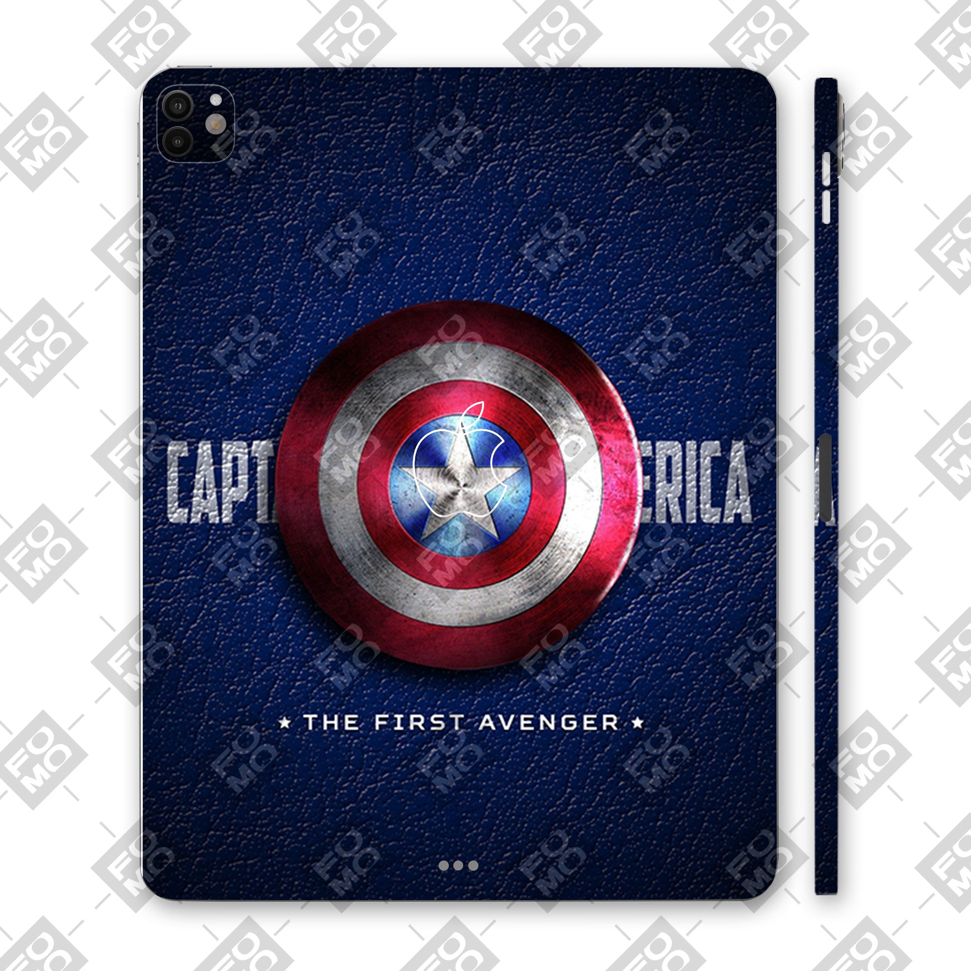 Apple iPad Pro 13 M4 2024 Captain America Shield Movies Tablet Skins