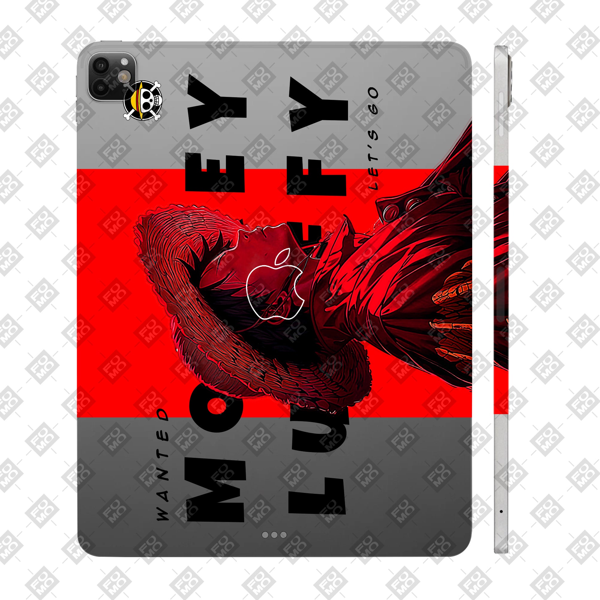 Apple iPad Pro 13 M4 2024 Transparent Pirate King Tablet Skin