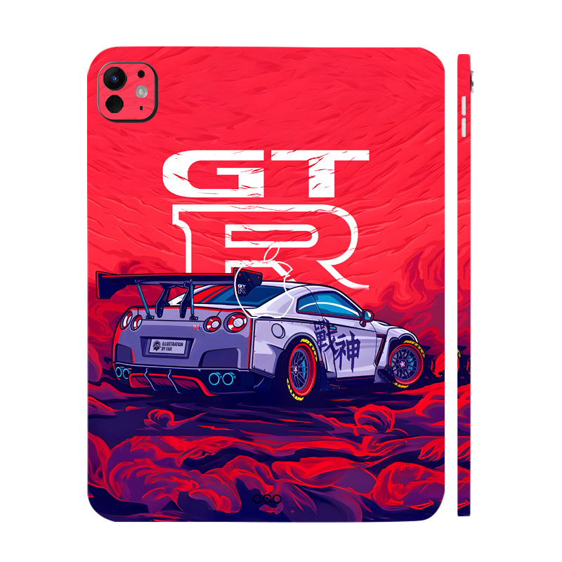 Apple iPad Pro 13 M5 2025 Nissan GTR Racing Edition Cars & Bikes Tablet Skins