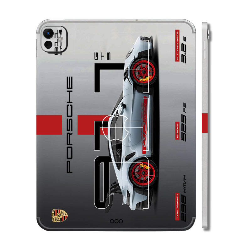 Apple Ipad Pro 13 M5 2025 Transparent Porsche 911 GT3 RS Cars & Bikes Tablet Skin