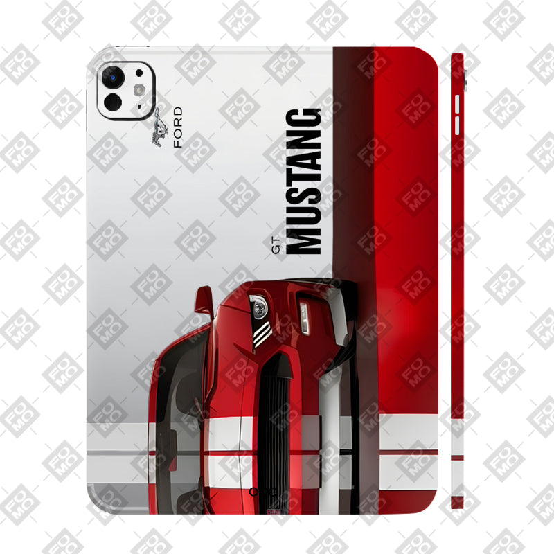 Apple iPad Pro 13 M5 2025 Transparent Mustang Power Tablet Skin