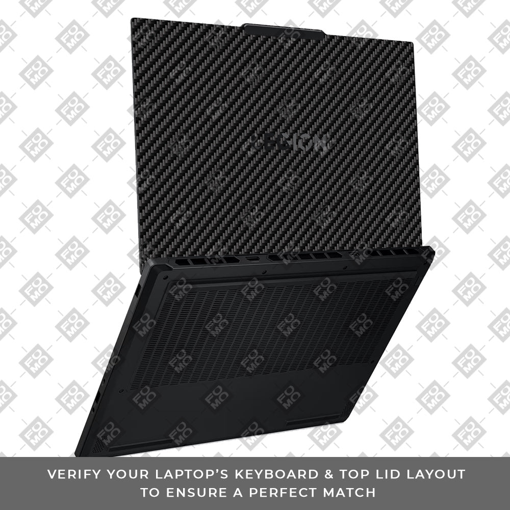 Textured Carbon Fibre Lenovo Legion 5 15AHP10 Laptop Skin