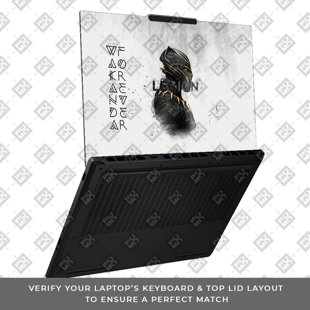 Wakanda Forever Black Panther Comic Lenovo Legion 5 15AHP10 Laptop Skin