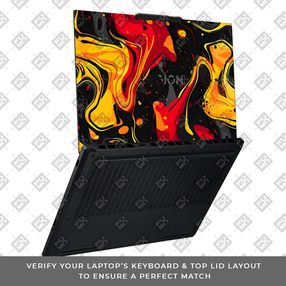 Lava Burst Lenovo Legion 5 15AHP10 Laptop Skin