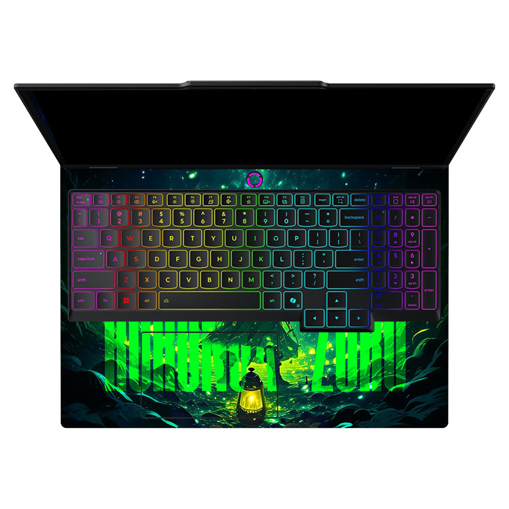 Green Anime Swordsman Lenovo Legion 5 15AHP10 Laptop Skin