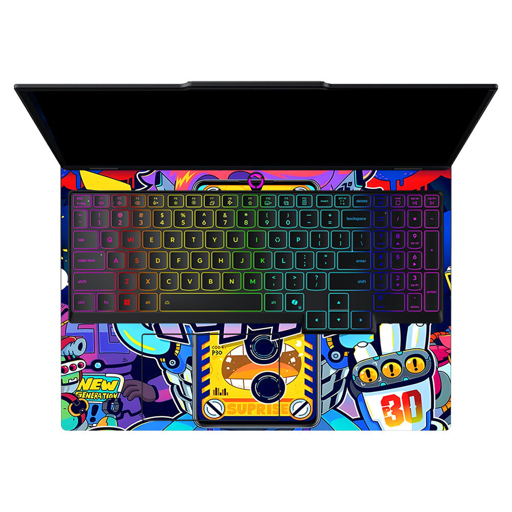 Futuristic Cyberpunk Vision Lenovo Legion 5 15AHP10 Laptop Skin