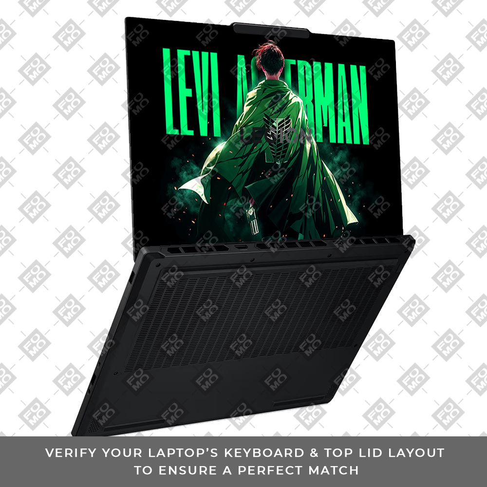Levi Ackerman Stance Lenovo Legion 5 15AHP10 Laptop Skin