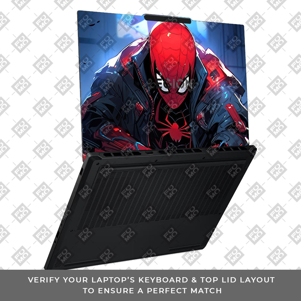 Spiderman Classic Lenovo Legion 5 15AHP10 3D Laptop Skin