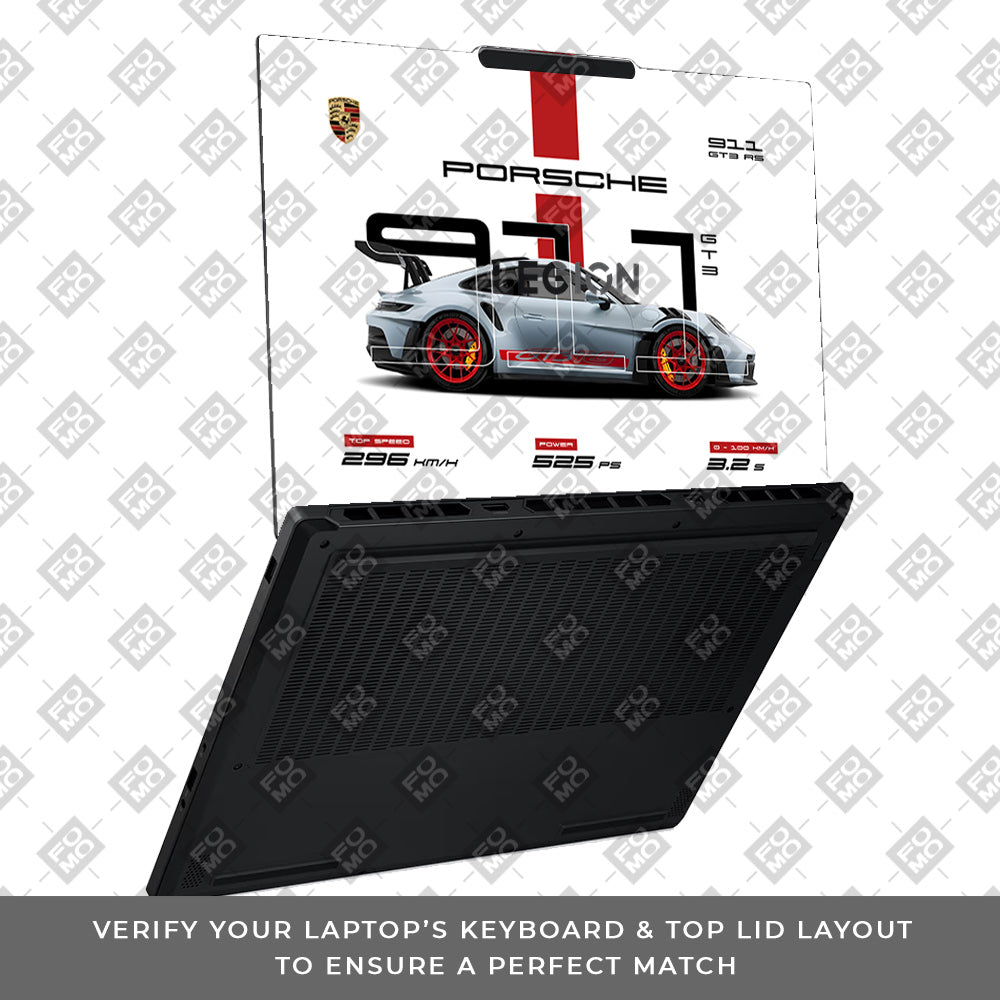 Porsche 911 GT3 RS Lenovo Legion 5 15AHP10 Laptop Skin