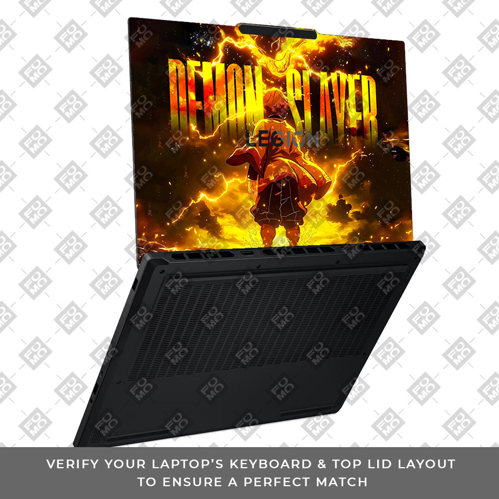 Zenitsu Lightning Strike Lenovo Legion 5 15AHP10 Laptop Skin
