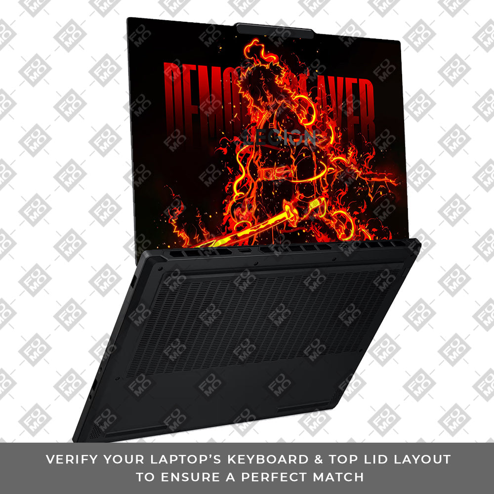 Rengoku Blazing Inferno Lenovo Legion 5 15AHP10 Laptop Skin