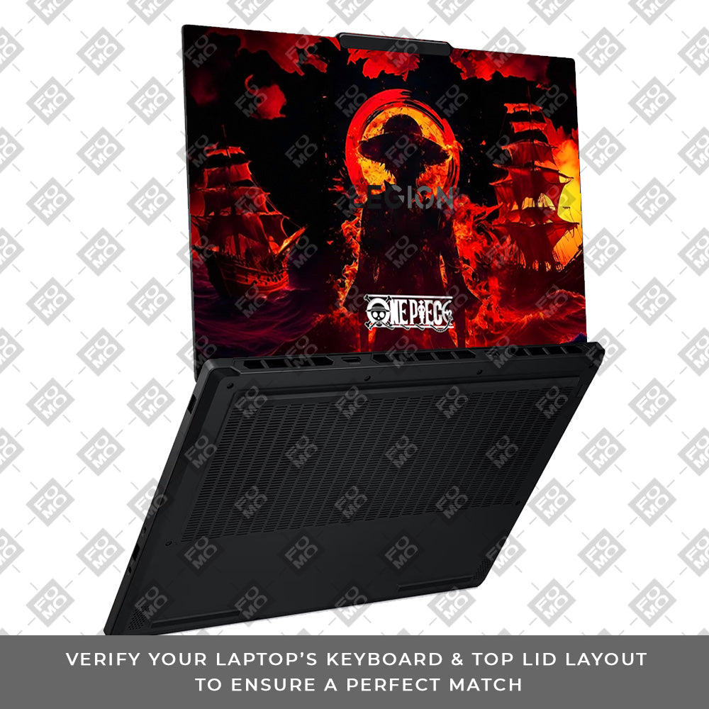 Luffy's Burning Tide Lenovo Legion 5 15AHP10 Laptop Skin