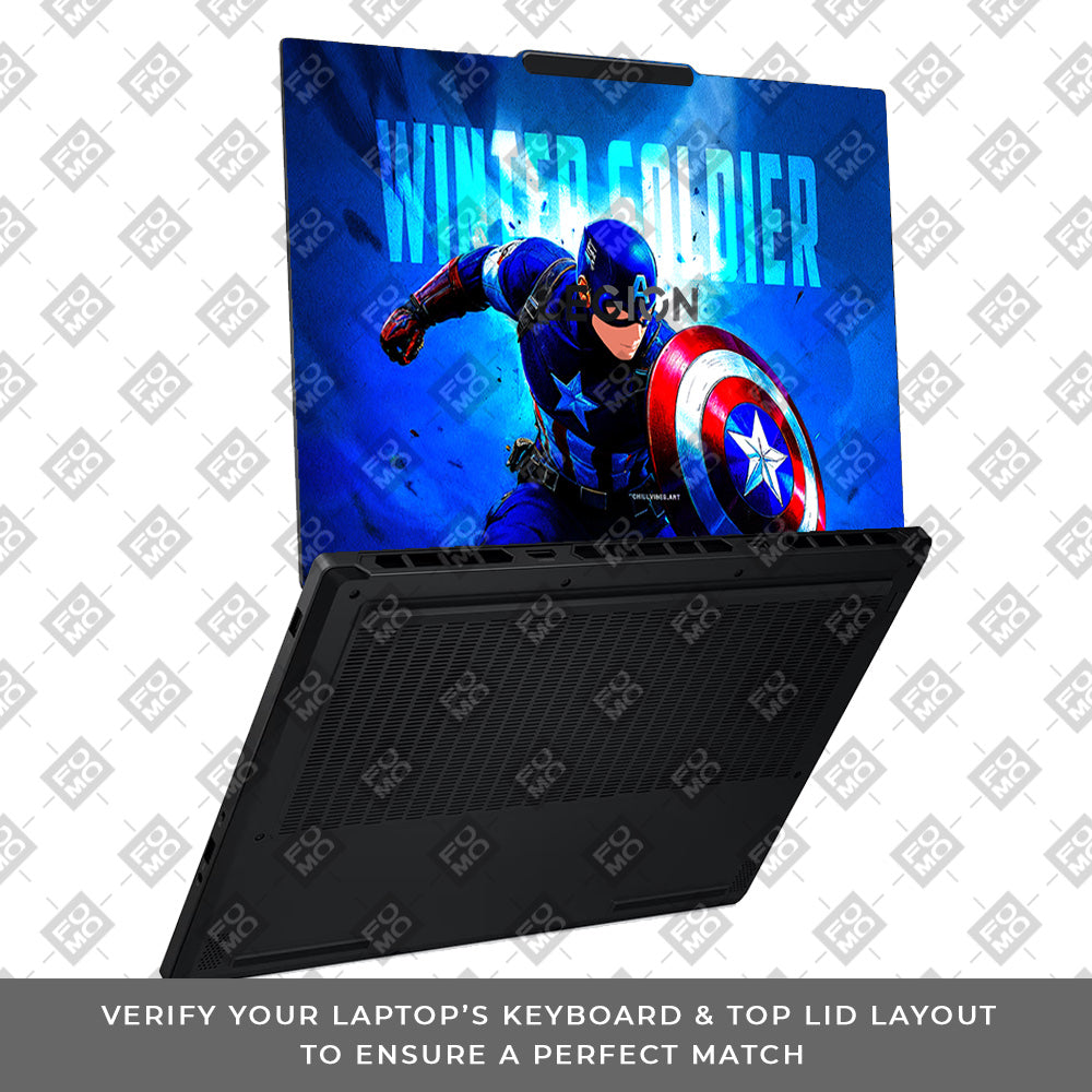 Shield of Justice Captain America Lenovo Legion 5 15AHP10 Laptop Skin