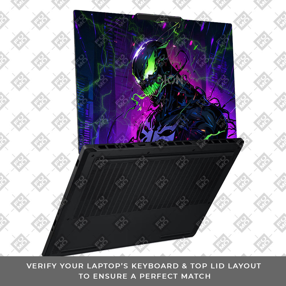 Venom Chaos Surge Lenovo Legion 5 15AHP10 Laptop Skin