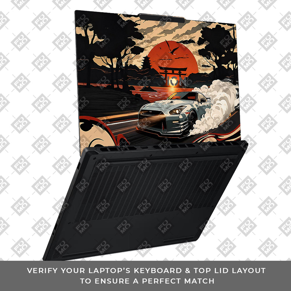 Samurai Rising Sun GTR Lenovo Legion 5 15AHP10 Laptop Skin