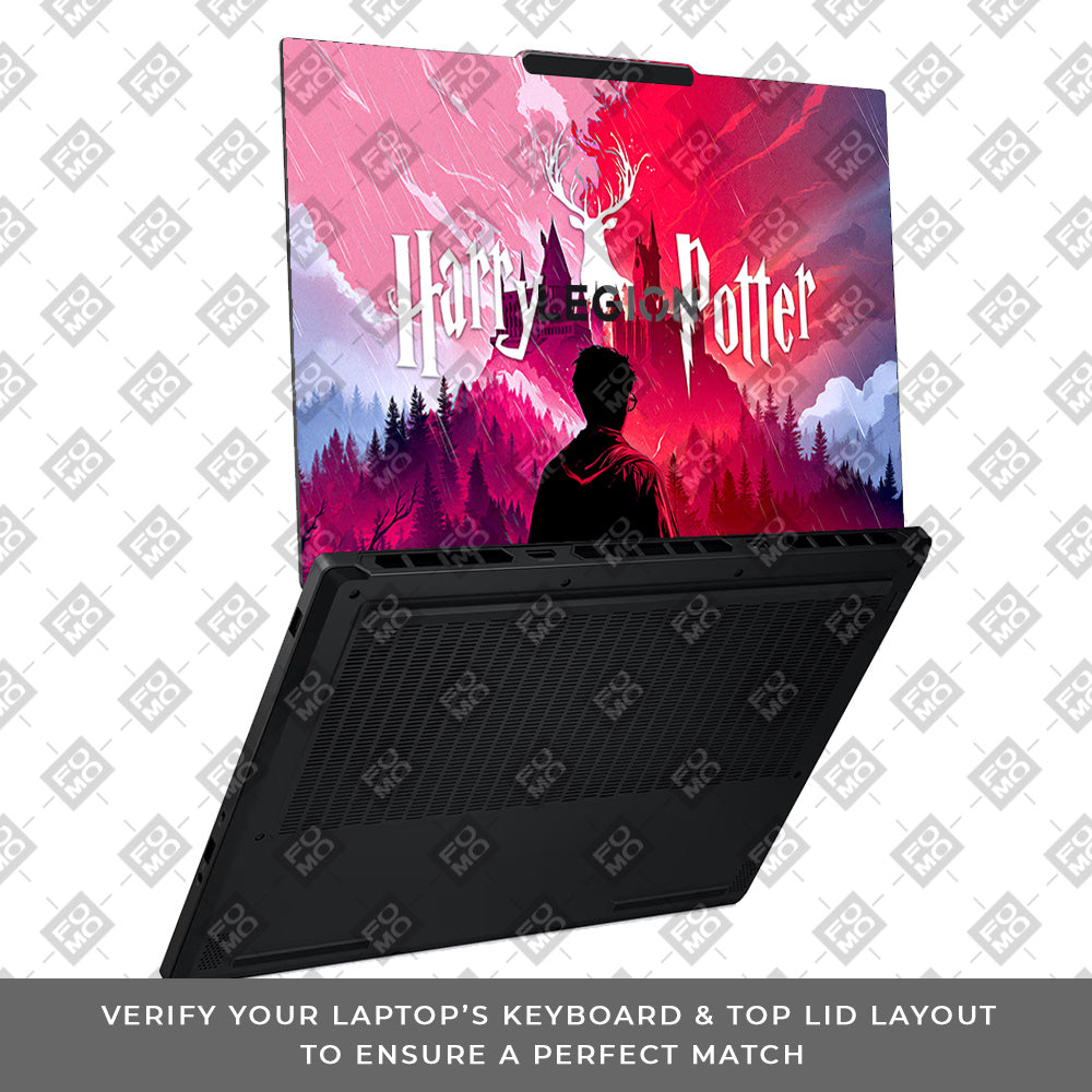 Harry Potter Magical Hogwarts Lenovo Legion 5 15AHP10 Laptop Skin