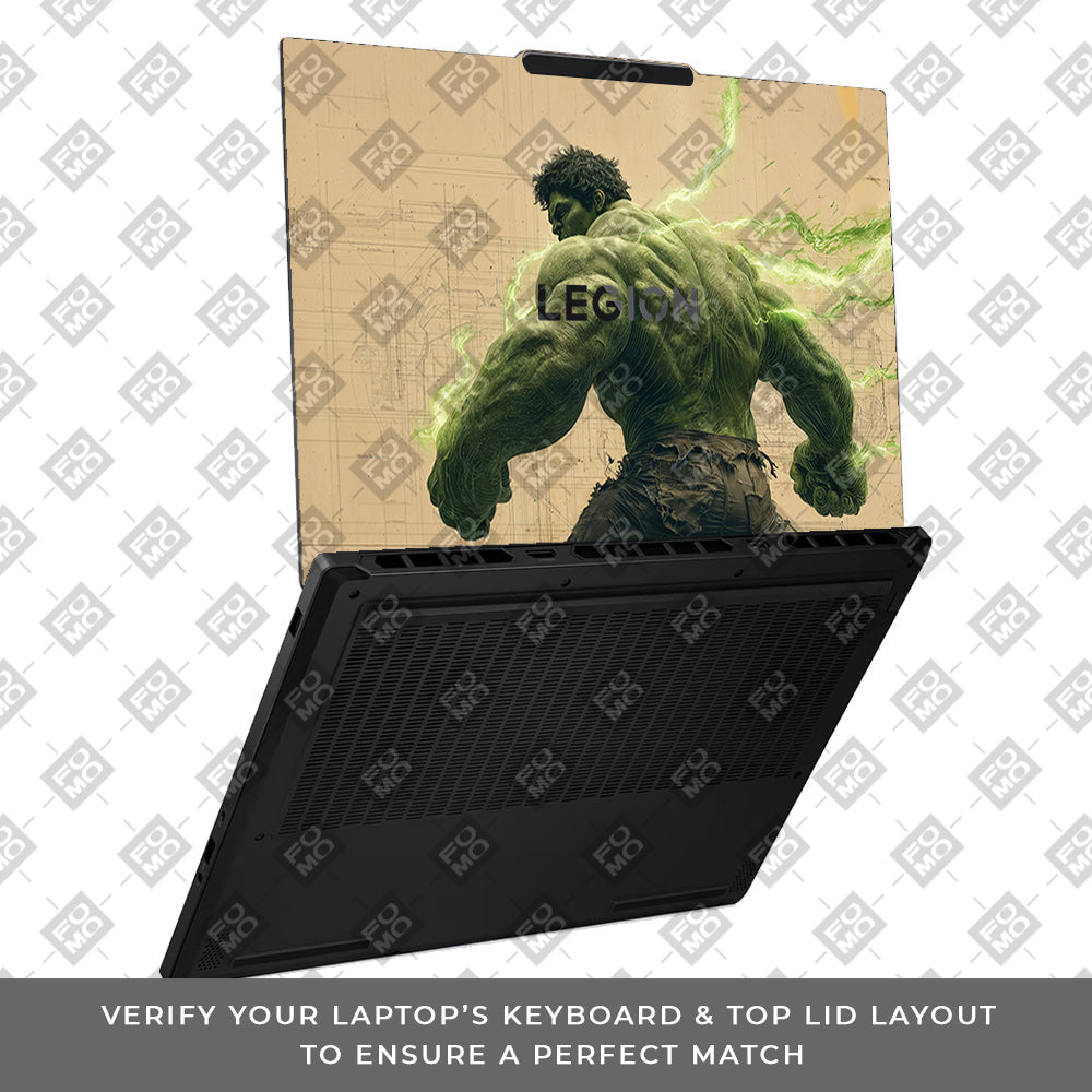 Hulk Unleashed Lenovo Legion 5 15AHP10 Laptop Skin