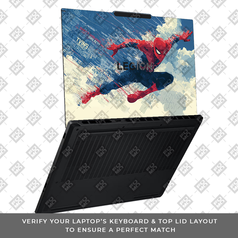 Spiderman Velocity Lenovo Legion 5 15AHP10 Laptop Skin
