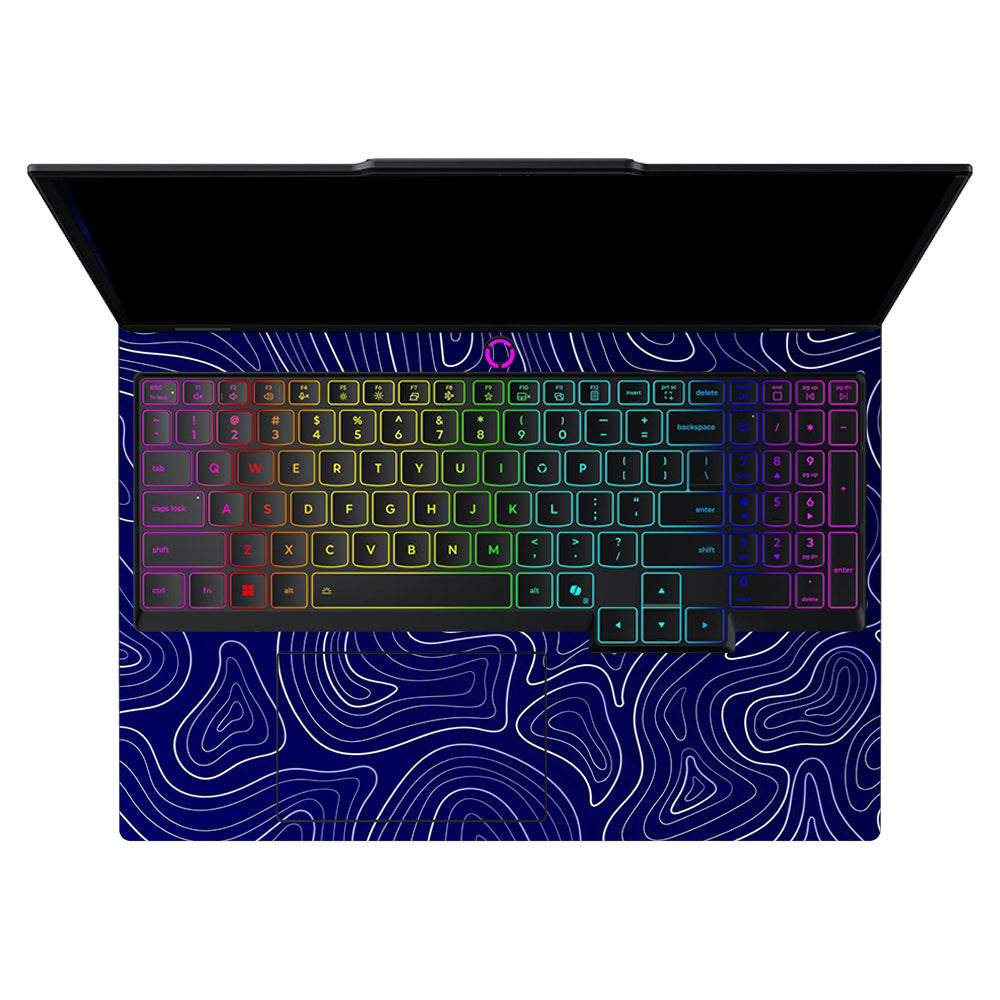 Deep Blue Contour Depths Lenovo Legion 5 15IAX10 Laptop Skin