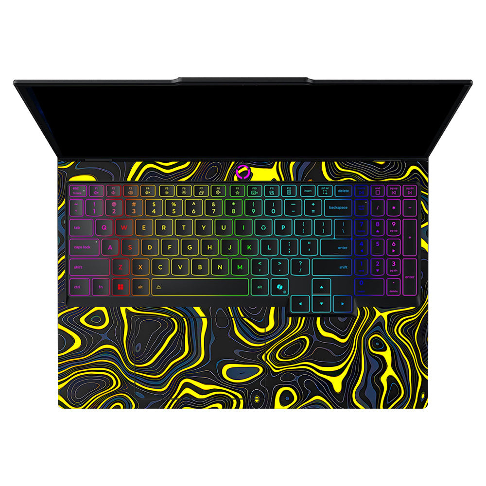 Neon Lava Contours Lenovo Legion 5 15IRX10 Laptop Skin