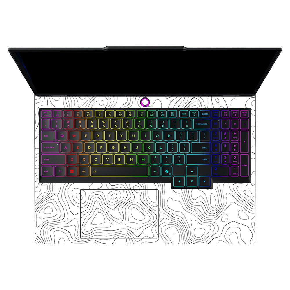 White Contour Design Lenovo Legion 5 15IRX10 Laptop Skin
