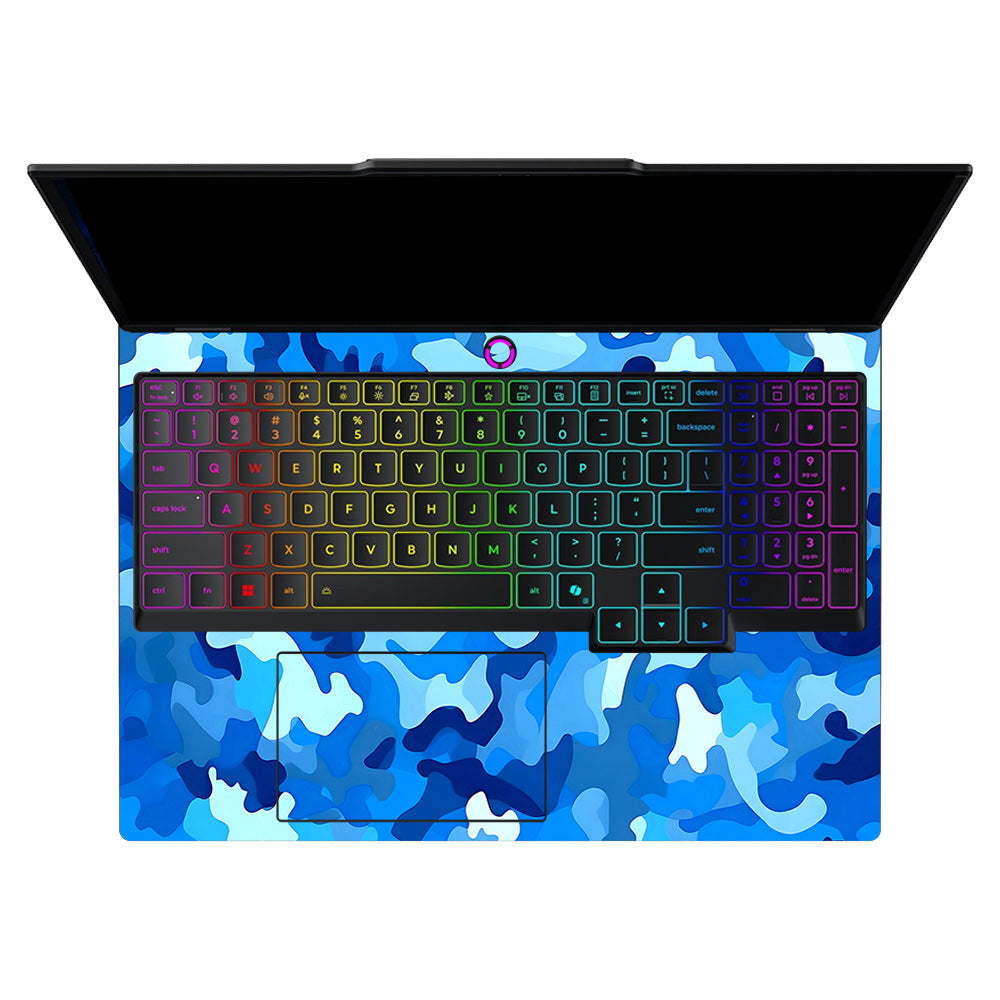 Arctic Blue Camo Pattern Lenovo Legion 5 15IRX10 Laptop Skin