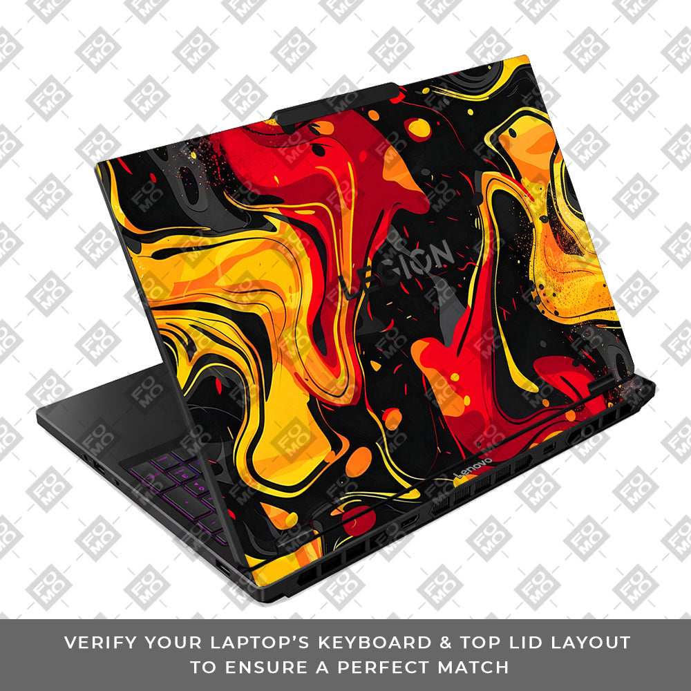 Lava Burst Lenovo Legion 5 15IRX10 Laptop Skin