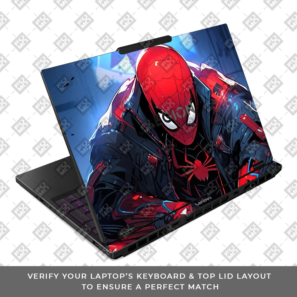 Spiderman Classic Lenovo Legion 5 15IRX10 3D Laptop Skin