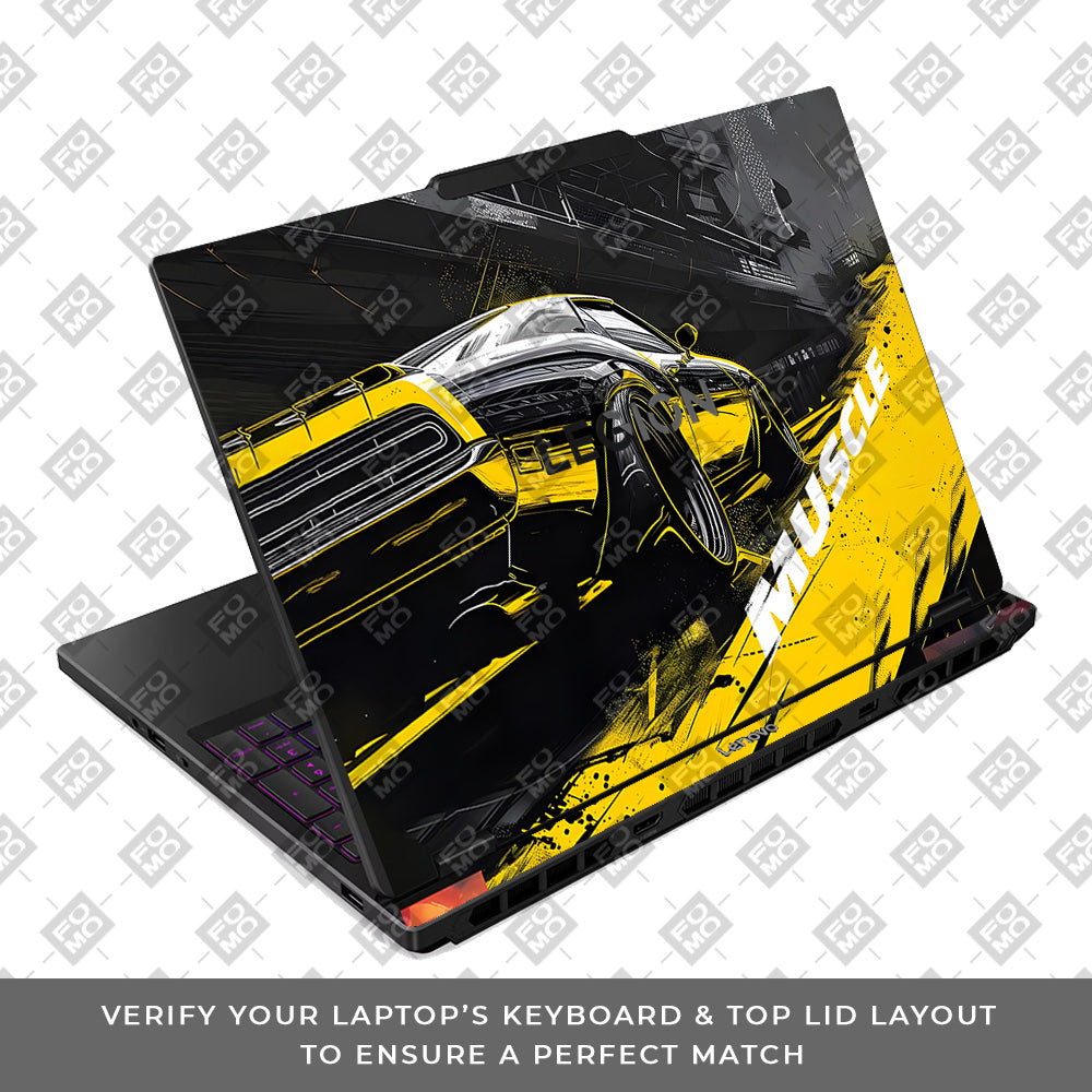 Black Muscle Lenovo Legion 5 15IRX10 Laptop Skin