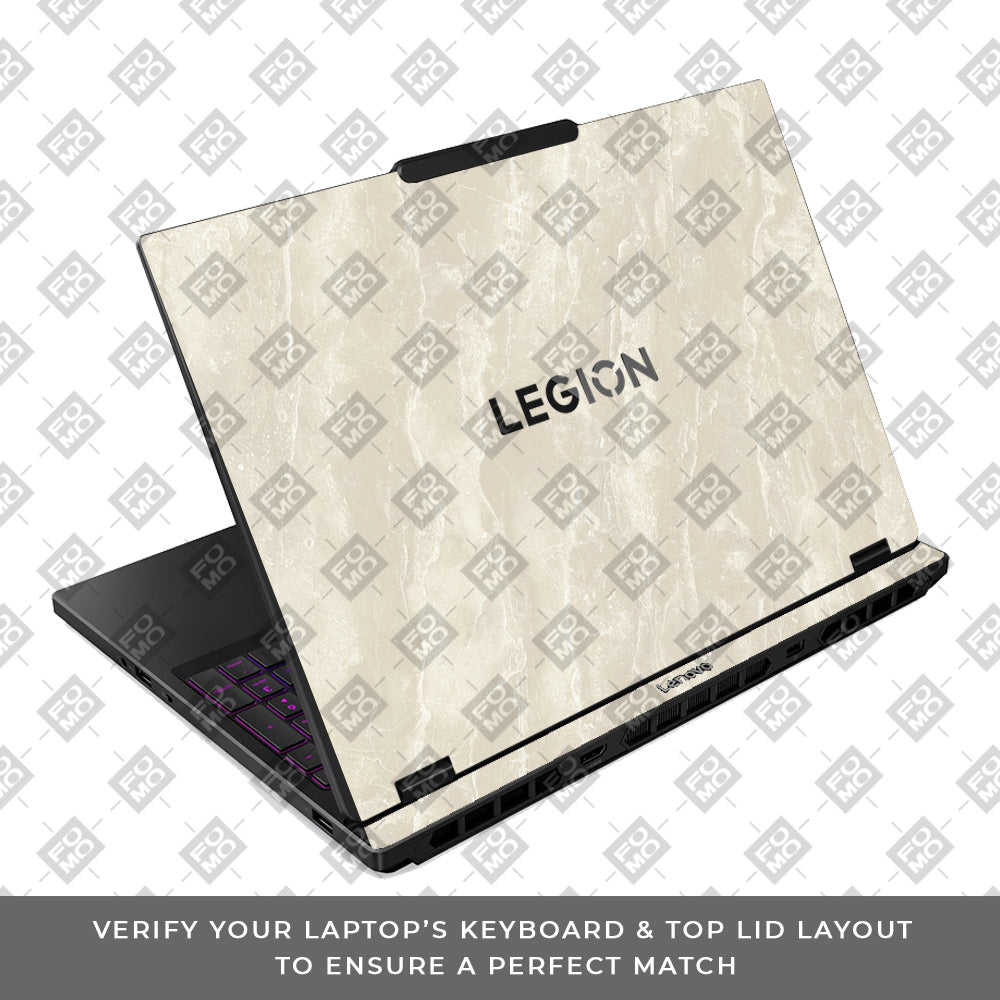Textured Marble Lenovo Legion 5 15IRX10 Laptop Skin