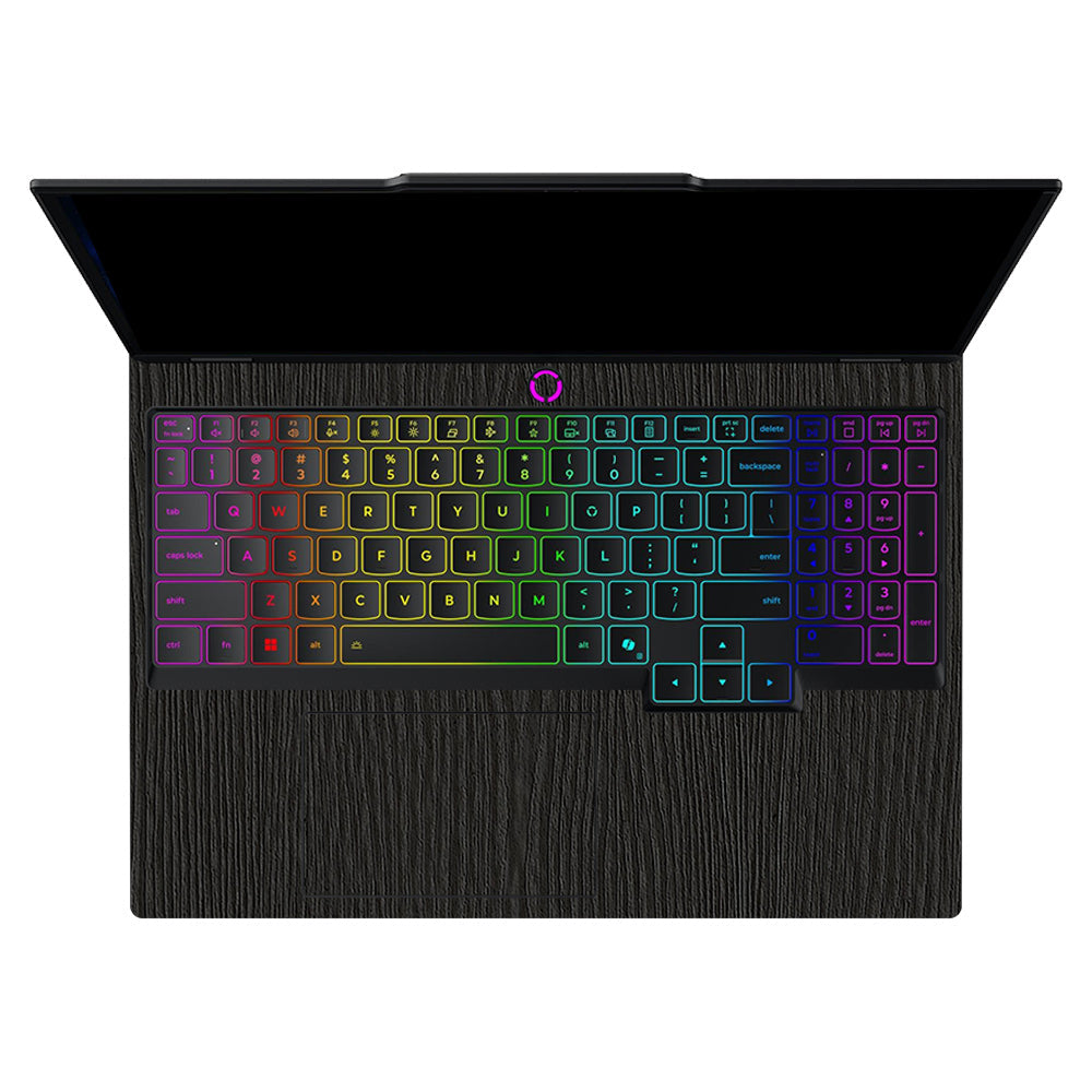 Textured Black Wood Lenovo Legion 5 15IAX10 Laptop Skin