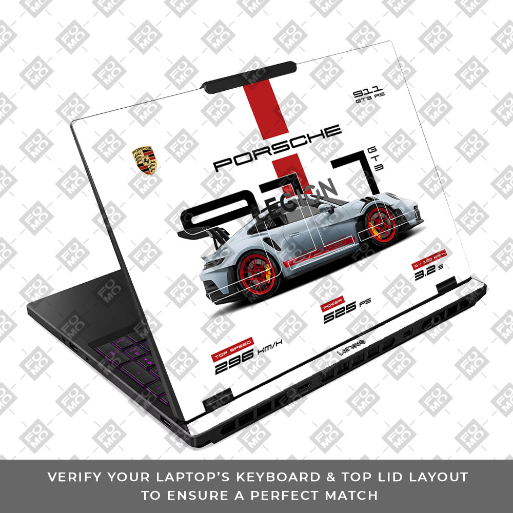 Porsche 911 GT3 RS Lenovo Legion 5 15IRX10 Laptop Skin