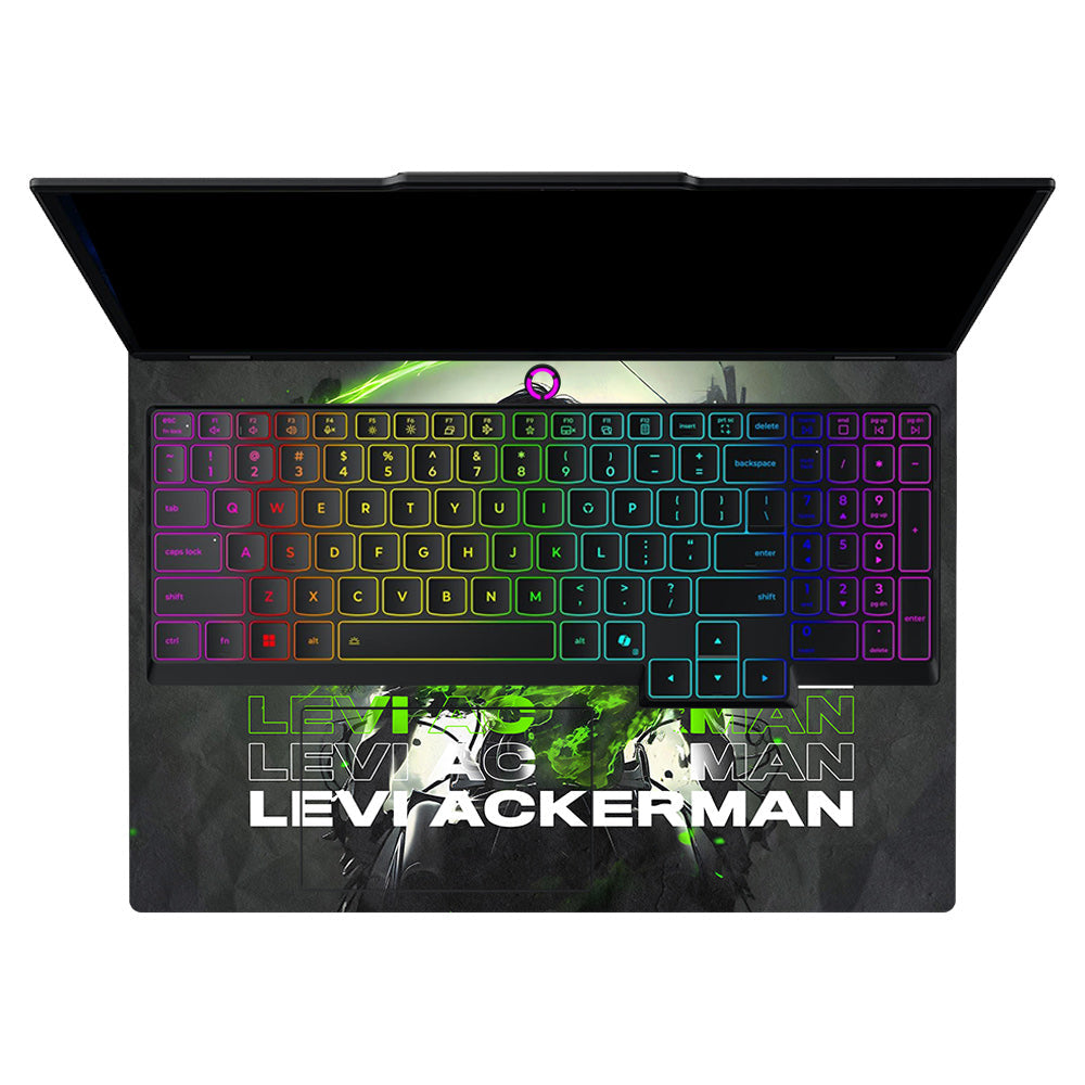 Levi Ackerman Neon Fury Lenovo Legion 5 15IAX10 Laptop Skin