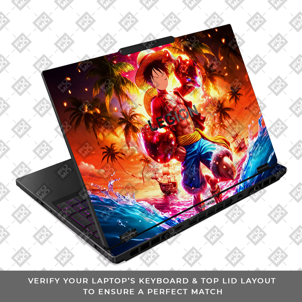Luffy's Radiant Will Lenovo Legion 5 15IRX10 Laptop Skin