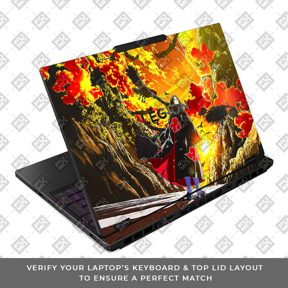 Itachi with Flock of Crows Lenovo Legion 5 15IRX10 Laptop Skin